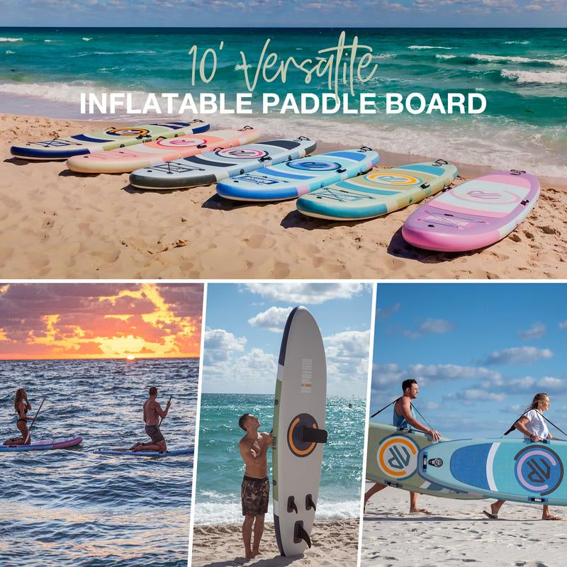 Niphean 10' Inflatable Stand up Paddleboard with 33" Balance Wing & Complete Accessories Set for Adults & Youth, 3-Year Warranty