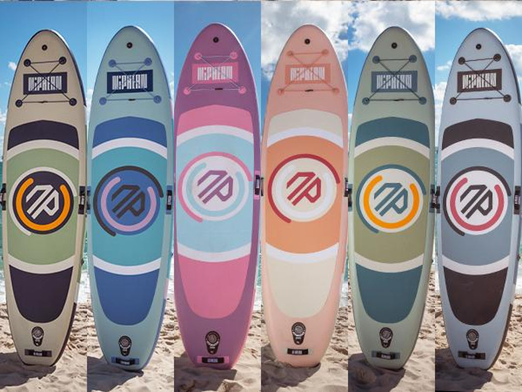 Niphean 10' Inflatable Stand up Paddleboard with 33" Balance Wing & Complete Accessories Set for Adults & Youth, 3-Year Warranty