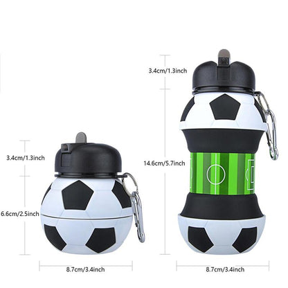 Football Design Sports Water Bottle, Portable Leak-Proof Water Bottle, Creative Water Cup for Outdoor Sports, Christmas Gift