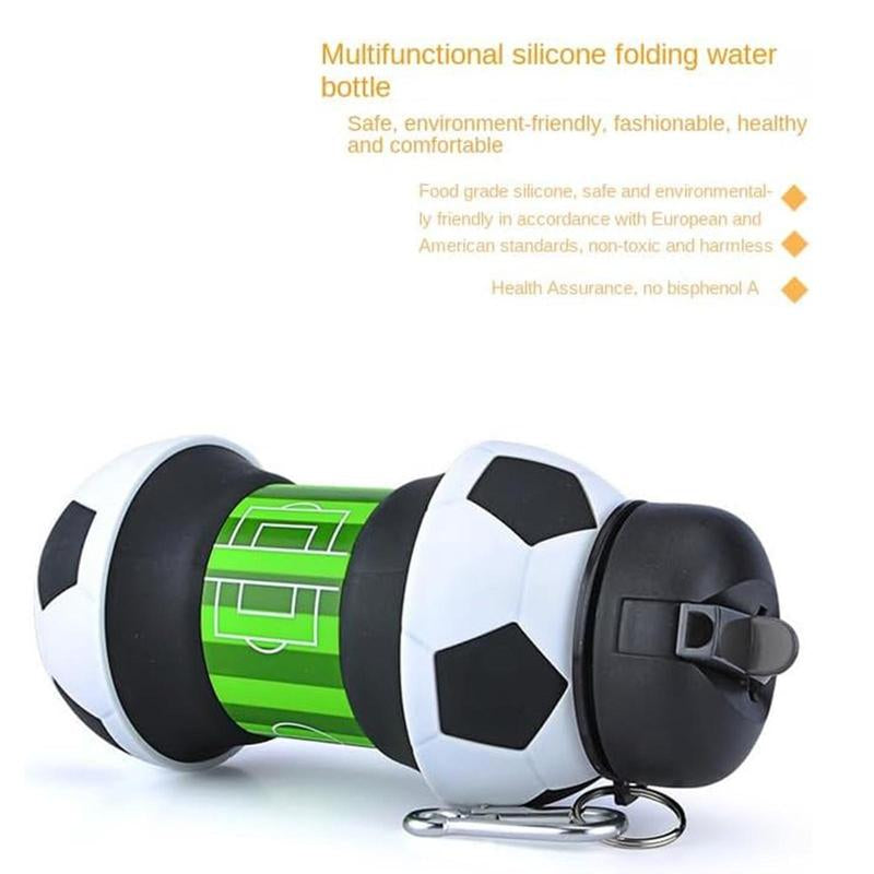 Football Design Sports Water Bottle, Portable Leak-Proof Water Bottle, Creative Water Cup for Outdoor Sports, Christmas Gift