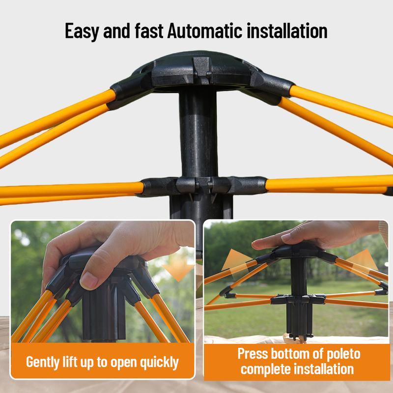 Automatic Popup Tent One Person Camping Tent with Sunshade Portable Lightweight Ideal for Fishing Hiking Outdoor Adventures Easy Setup Tiktok Shop Finds Nt