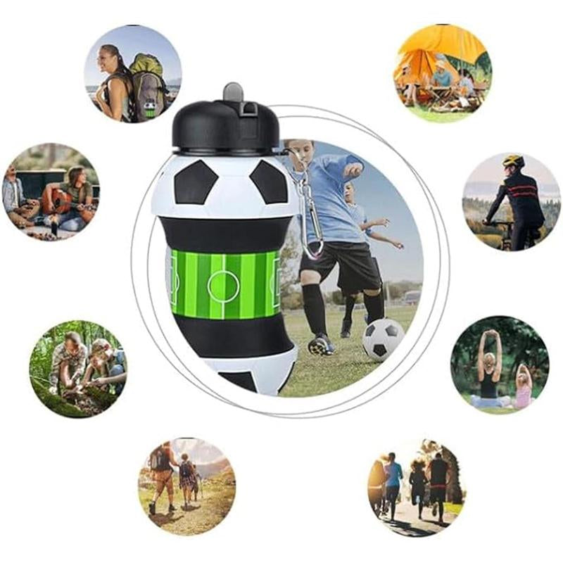 Football Design Sports Water Bottle, Portable Leak-Proof Water Bottle, Creative Water Cup for Outdoor Sports, Christmas Gift